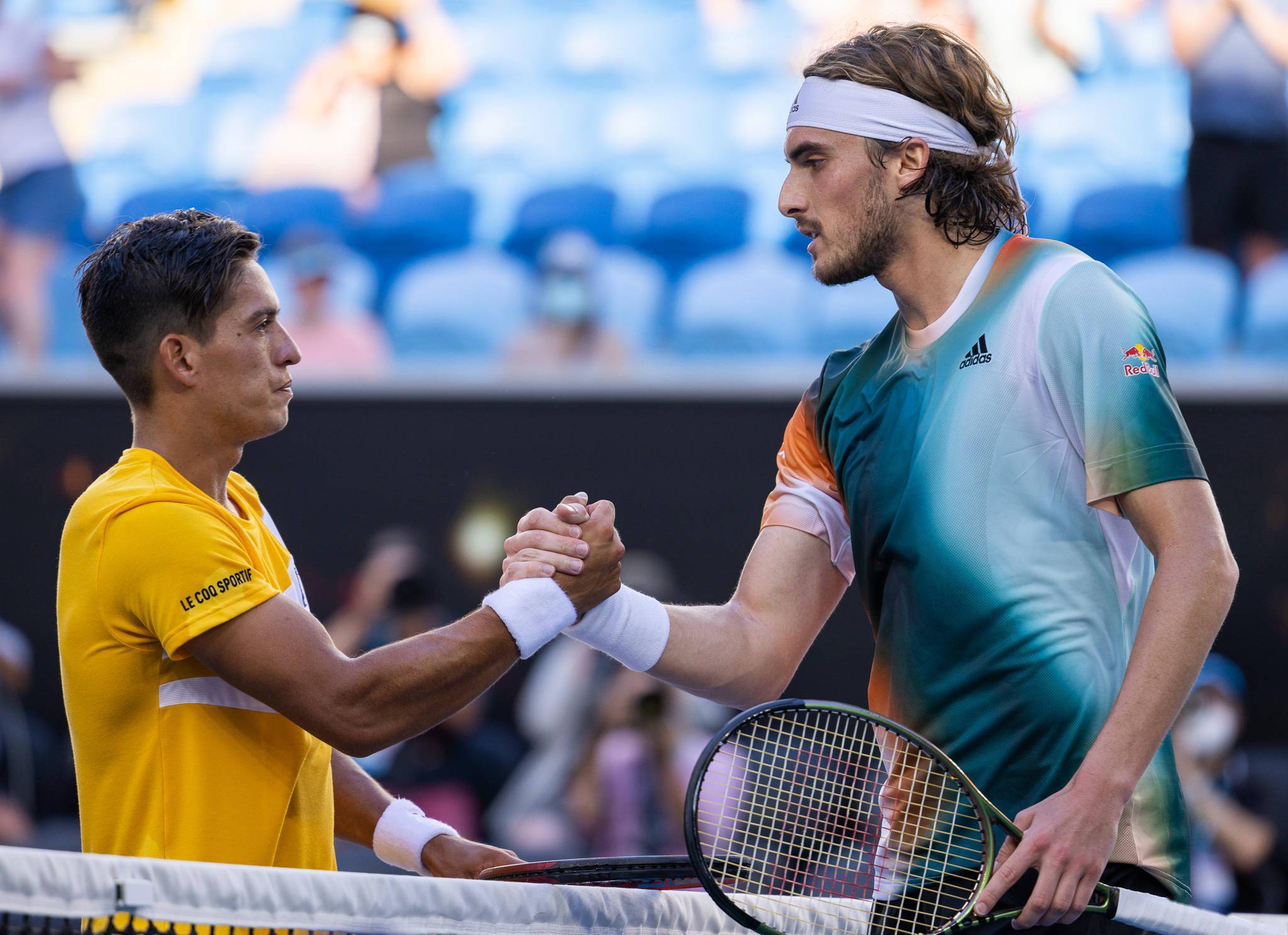 澳大利亚网球队完胜欧洲网球队，西西帕斯统治全场